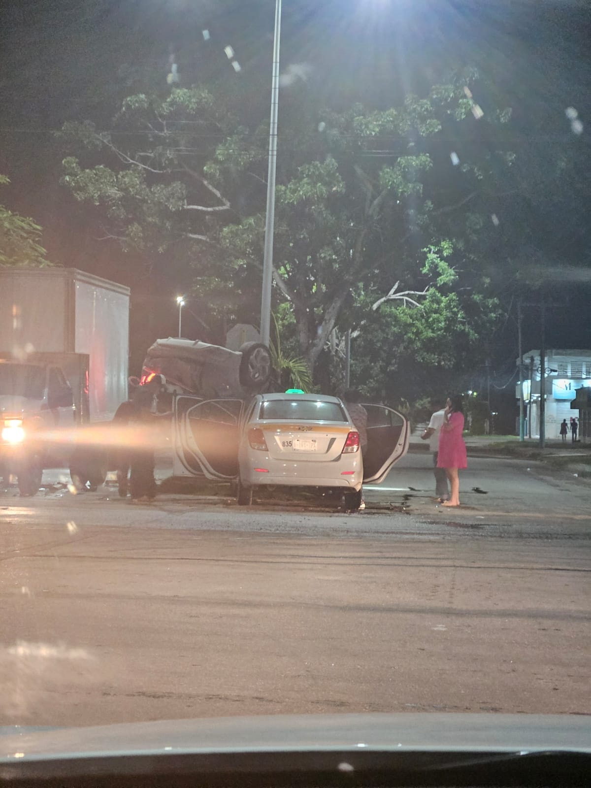 Accidente San Salvador esquina Juárez